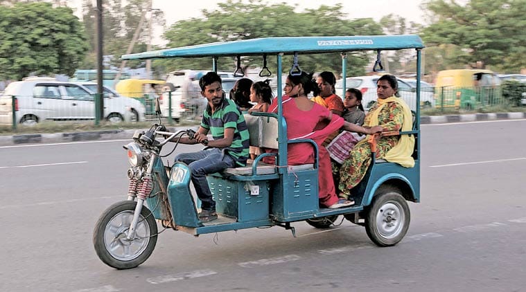 e-rickshaw policy of chandigarh, major rules and conditions