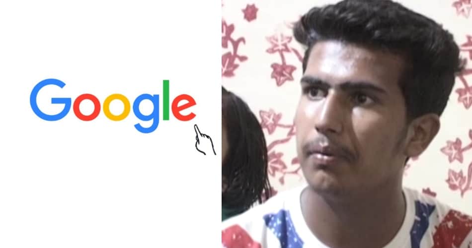 cheating on the name of Job in Google from a 16-year-old boy