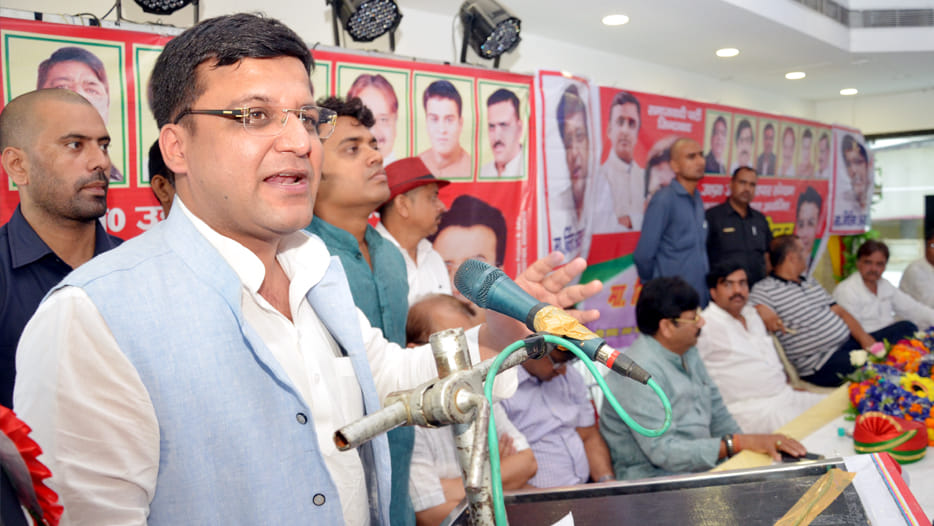 mla nitin agarwal says against shivpal