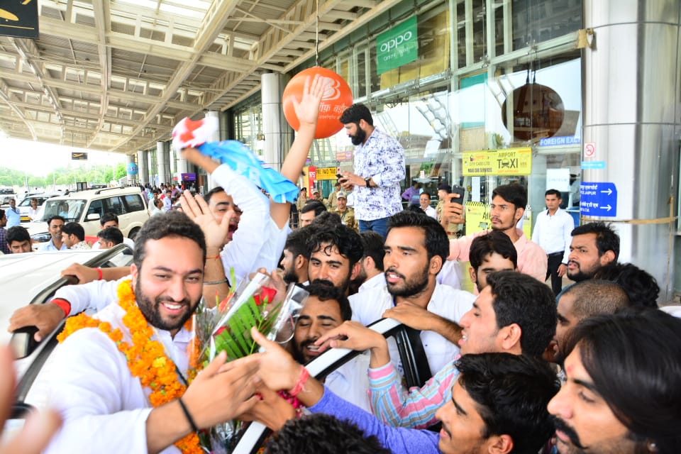 National president of NSUI visits state tour,