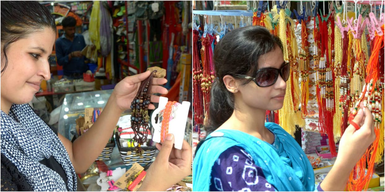 raksha bandhan  different types of rakhi available in varanasi market