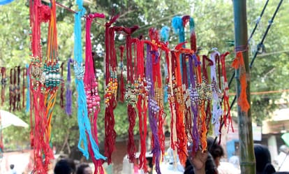 raksha bandhan  different types of rakhi available in varanasi market