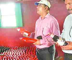 5000 sauce bottles seized