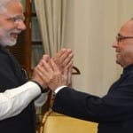 PM modi gifts a letter to former President on his last day in office