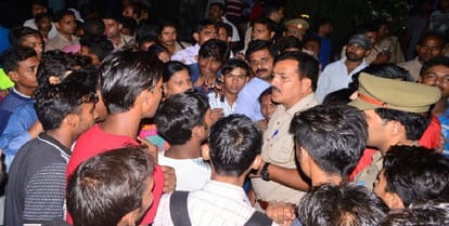 Rampant violence, stone on police, demolition of vehicles by jam