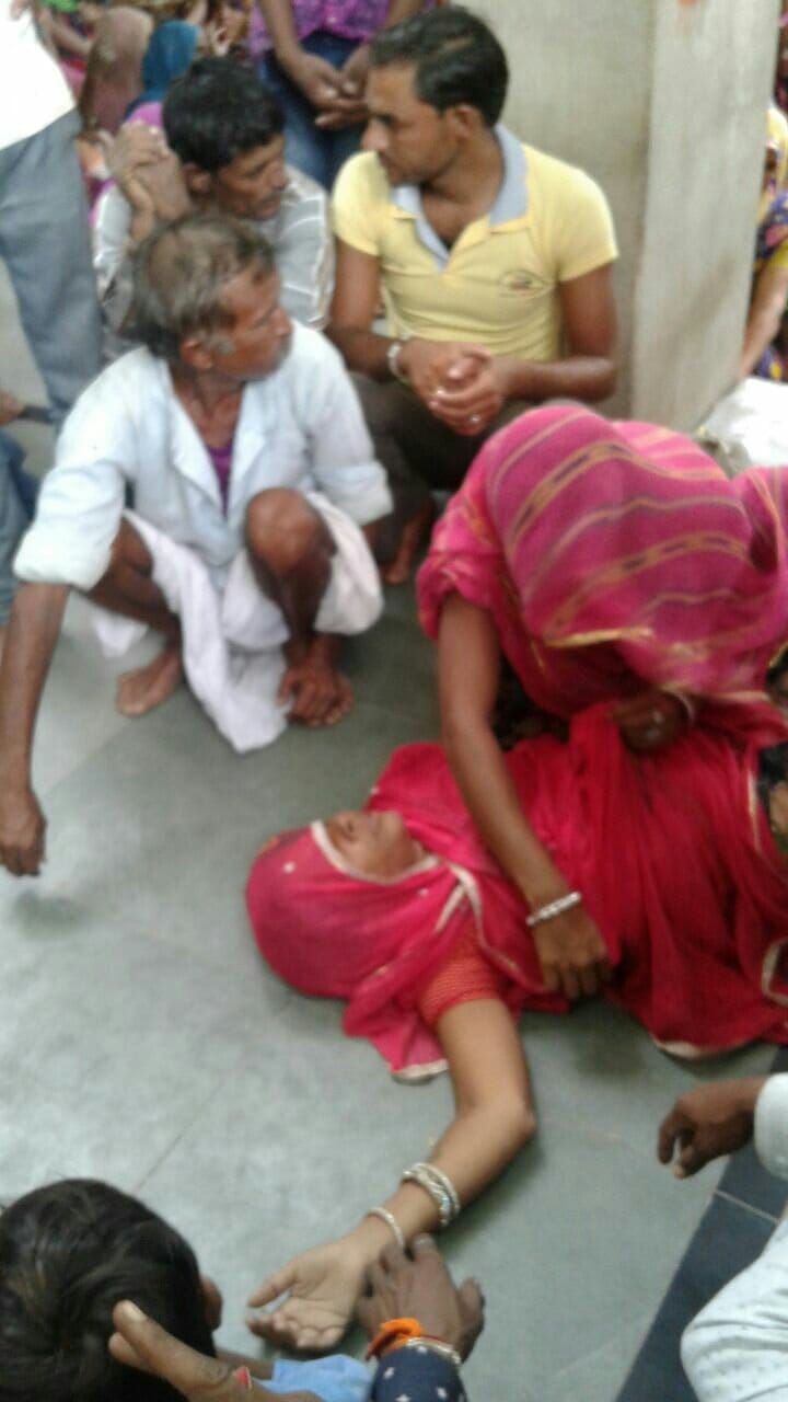 Then came scary biting ghost, woman unconscious