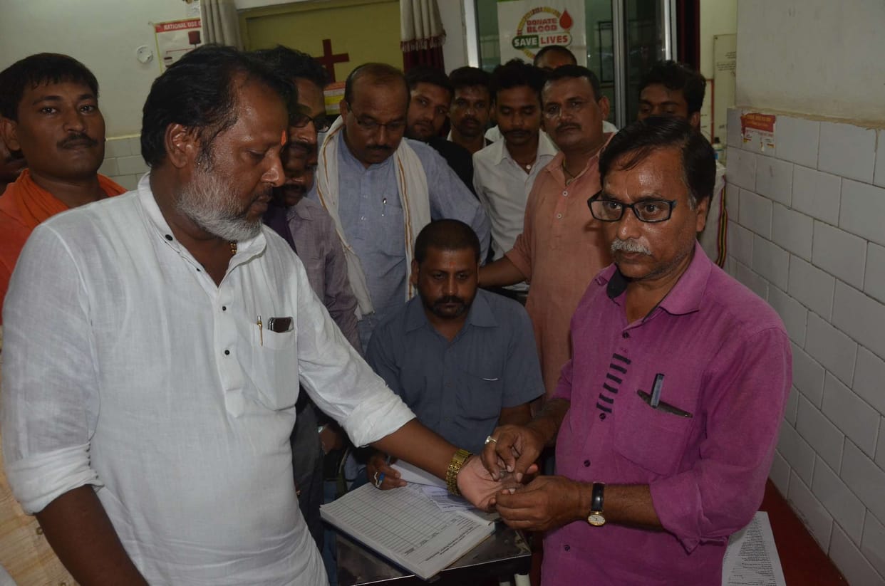 Workers for blood tests