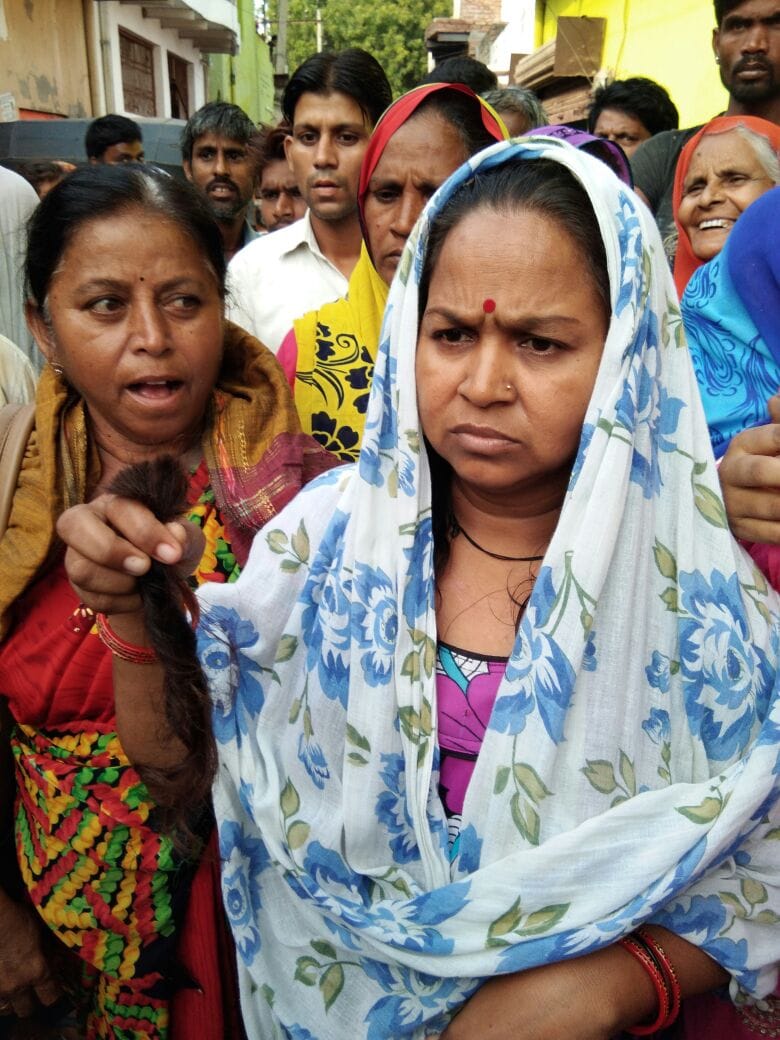 rumor are spreading after agra mathura to firozabad and kasganj of braid cut