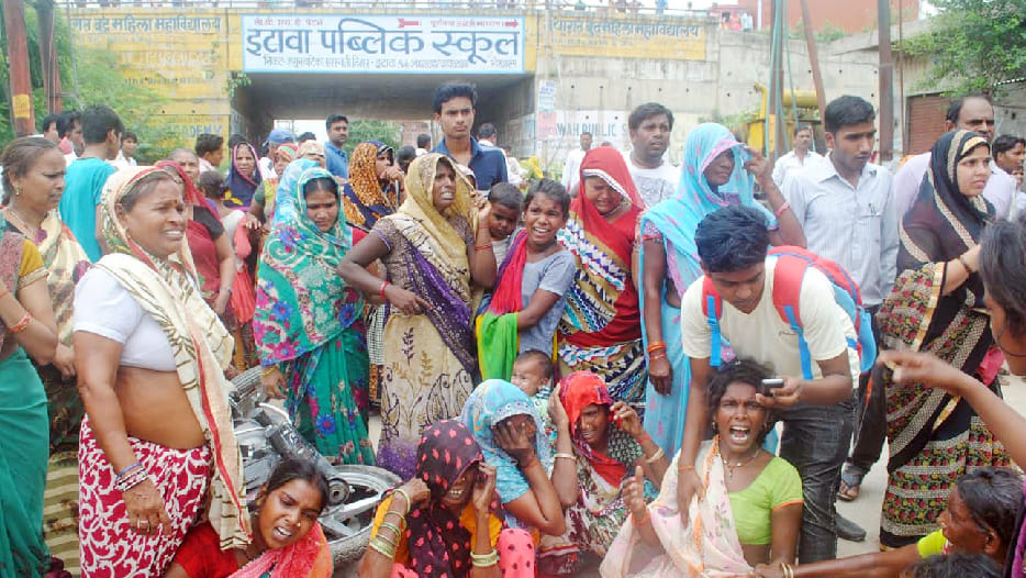 elderly man was killed in an accident at Etawah