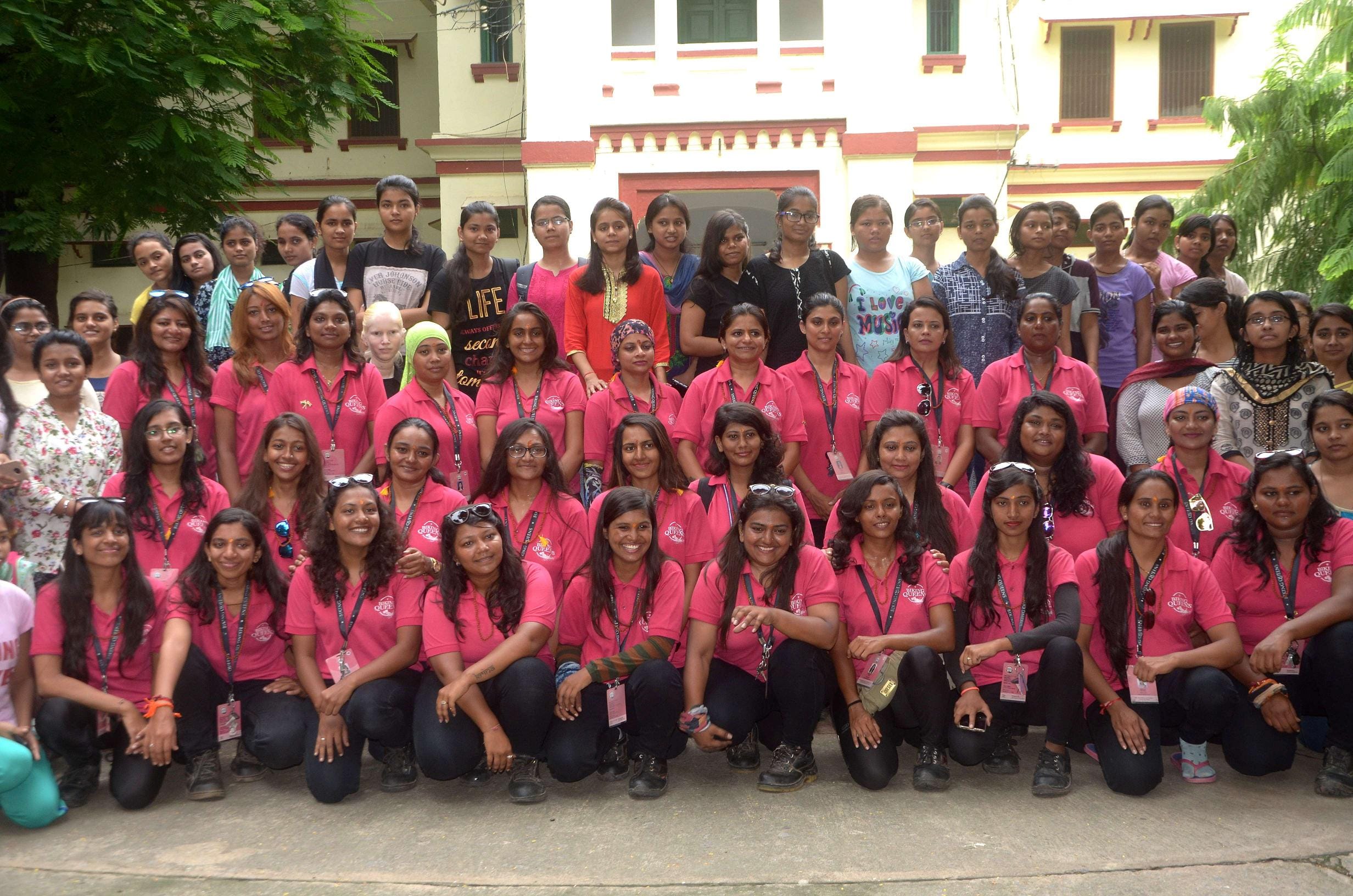 Gujarat biking queens arrive in Varanasi