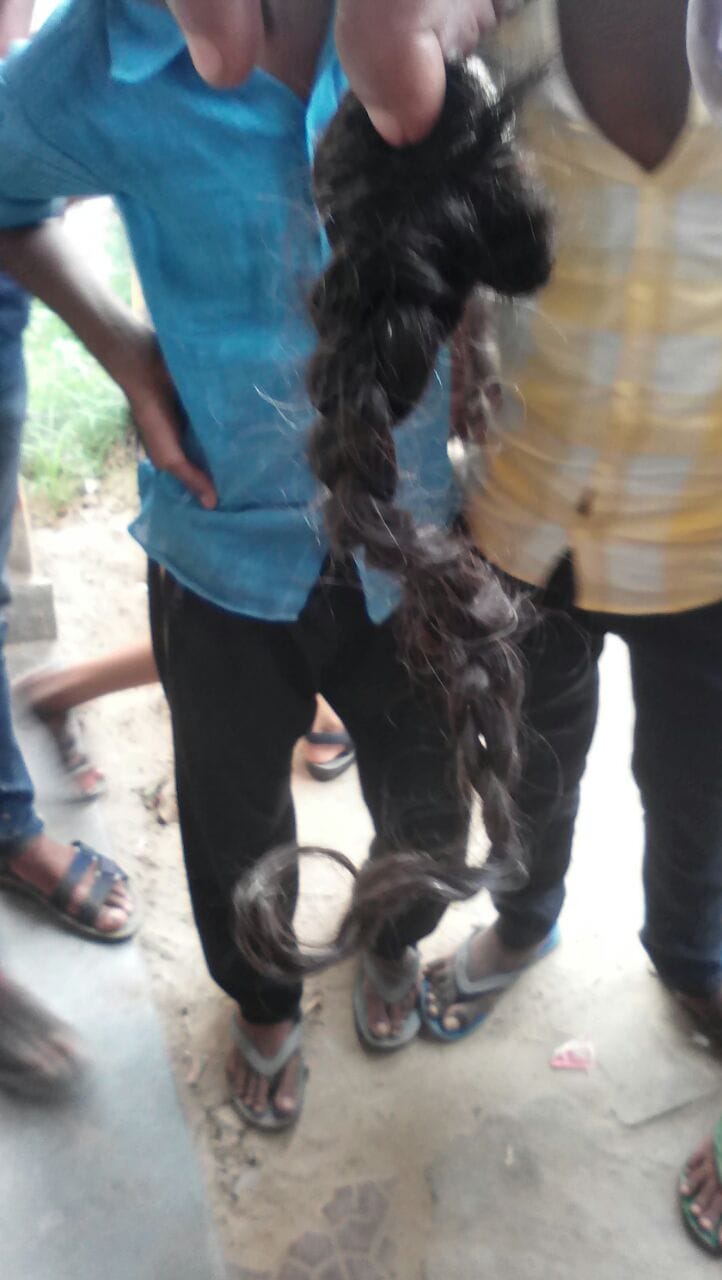 now secret open behind hair chopping issue