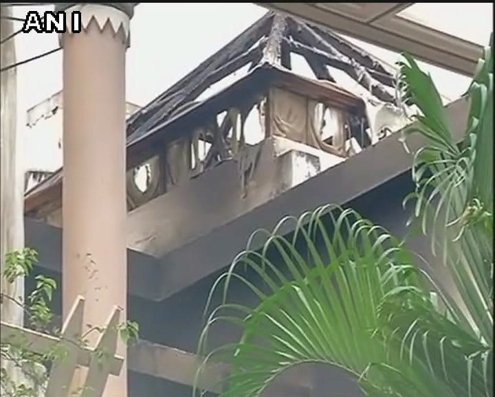 Odisha - Four people killed after fire at hotel owner home