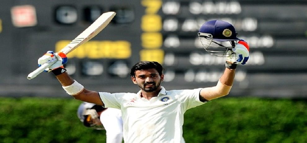kl rahul takes drs in colombo during second test at colombo