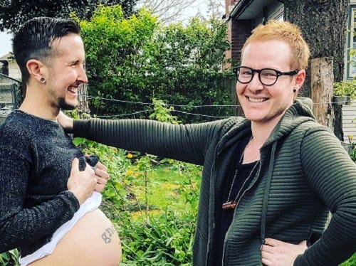 Transgender man Trystan Reese gives birth to baby boy in Portland