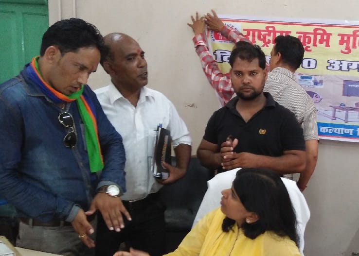 Demand for reconstruction of Vikas Bhawan Marg, memorandum submitted
