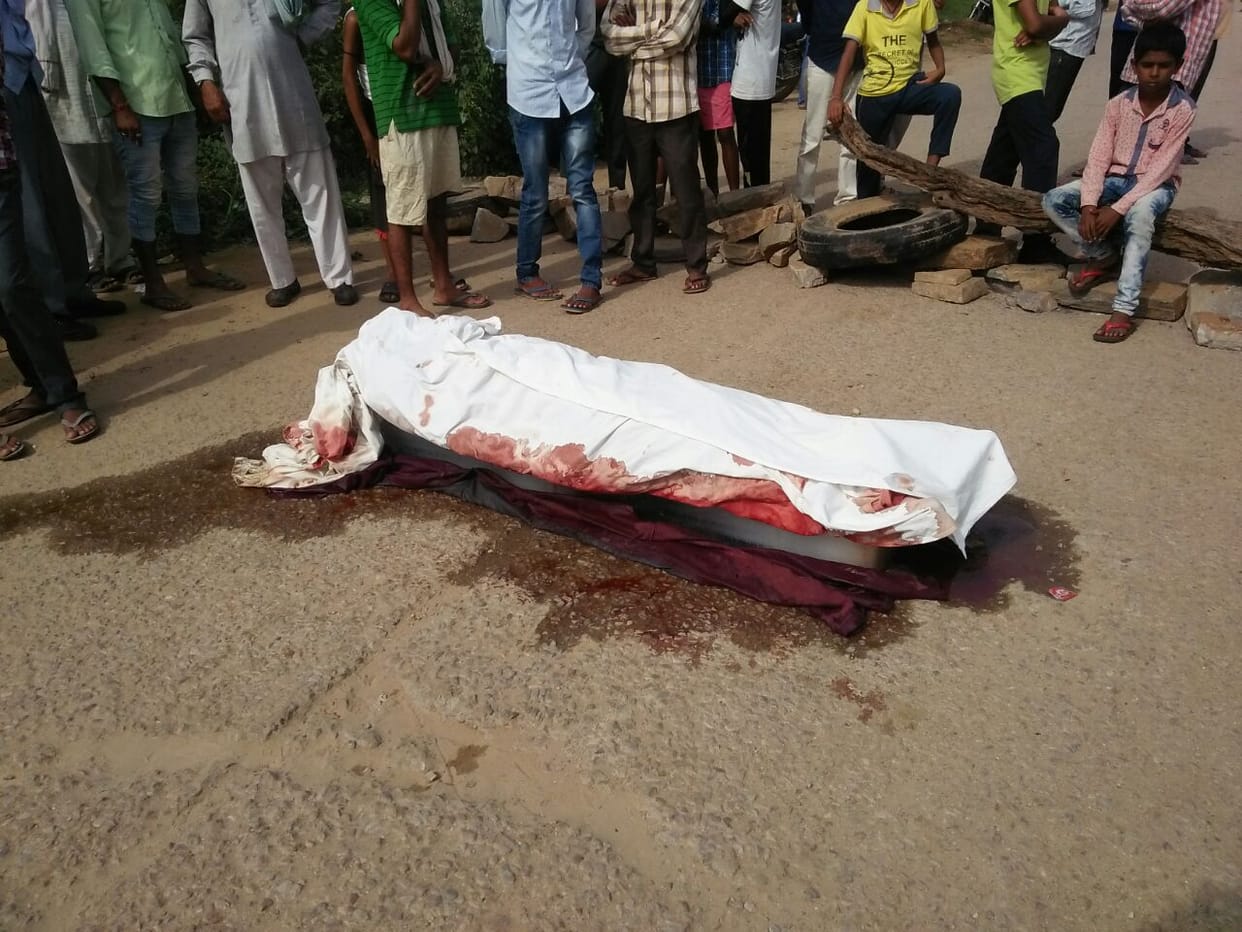 The young man shot dead murder in alwar rajasthan