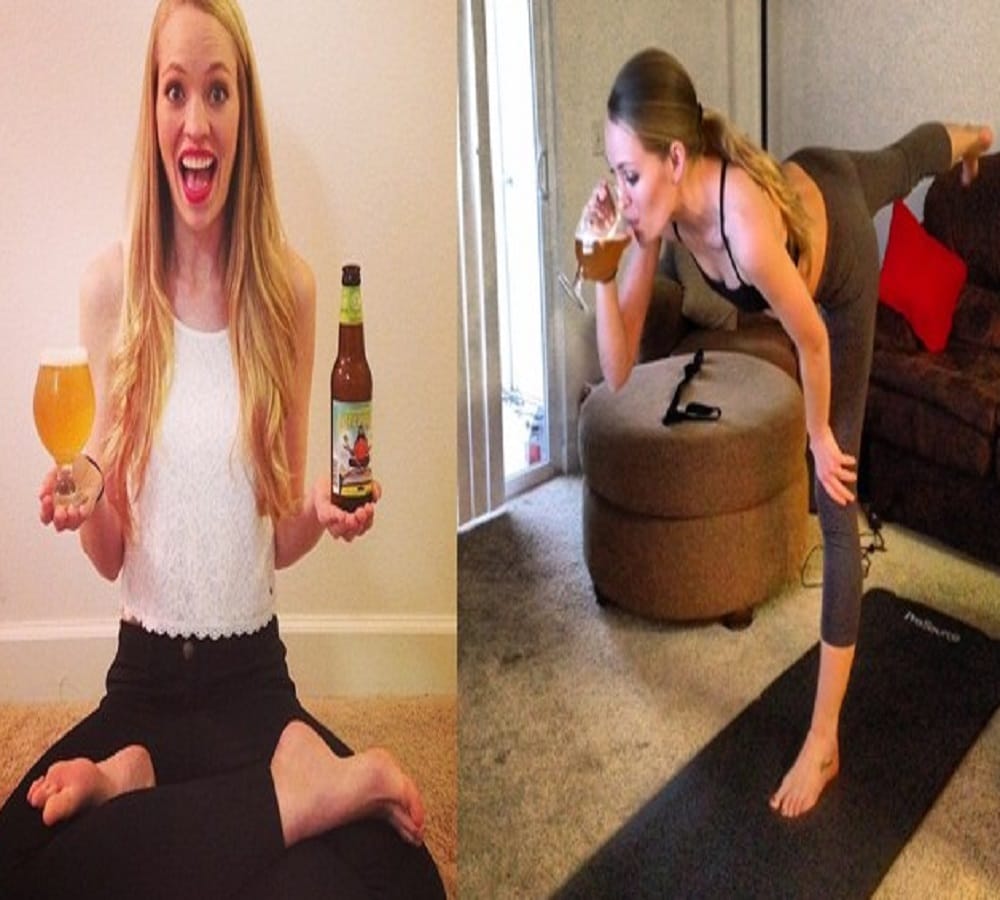 This beer yoga brings cheer, have you tried it 