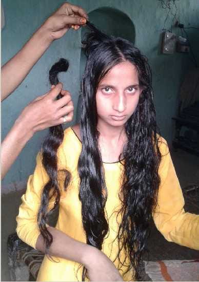 Six women hair cut off