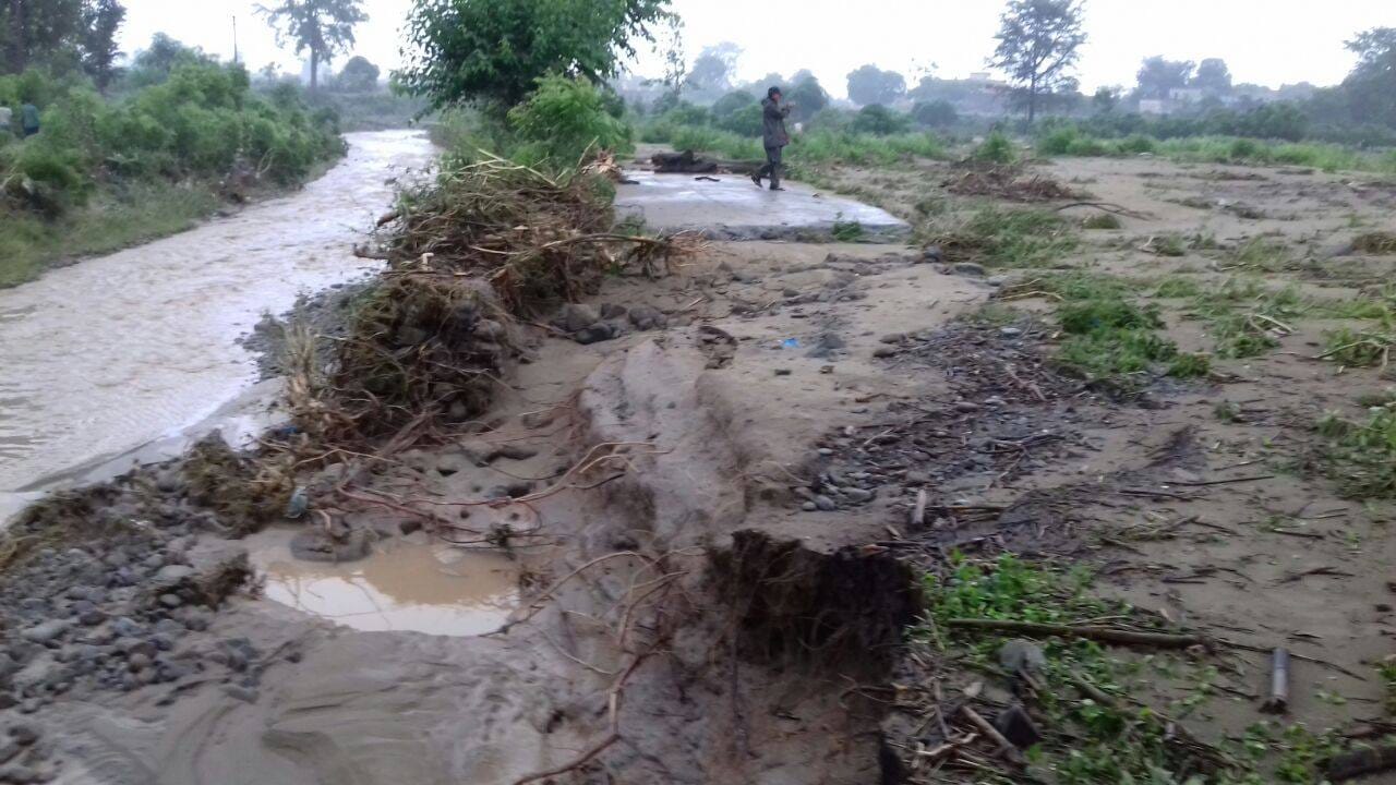 photos of cloudburst in pithoragarh