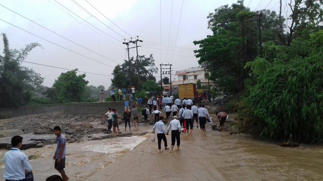 cloud  burst in kotdwar, three killed