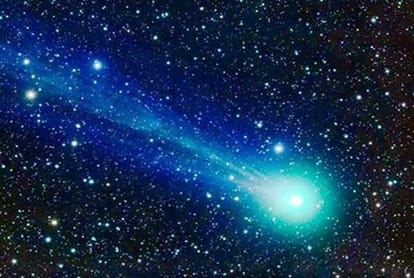fireworks of meteors in the sky