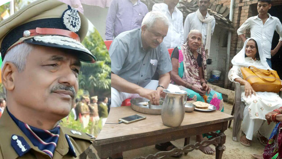 dgp sulkhan singh in his village