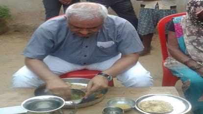 dgp sulkhan singh in his village