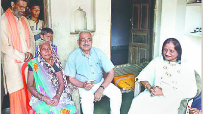 dgp sulkhan singh in his village