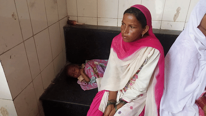 malnourished kid left by his mother in alwar s hospital 