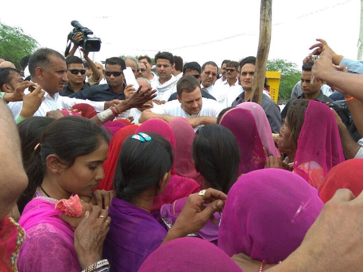 Rahul Gandhi visited flood affected areas