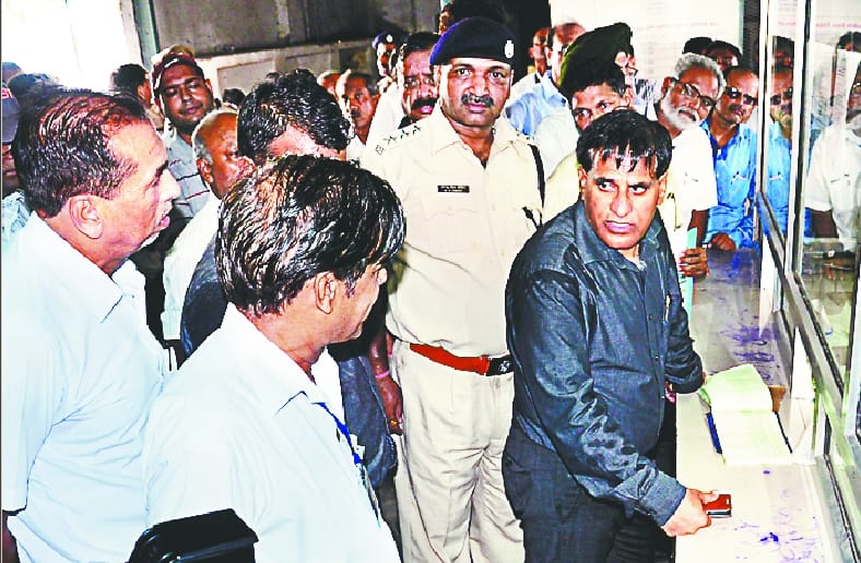 DRM at the railway station