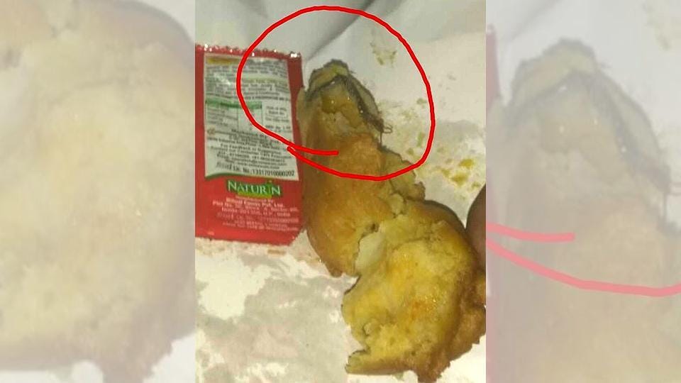 Railway served poor quality food in Bihar Sampark Kranti Express train