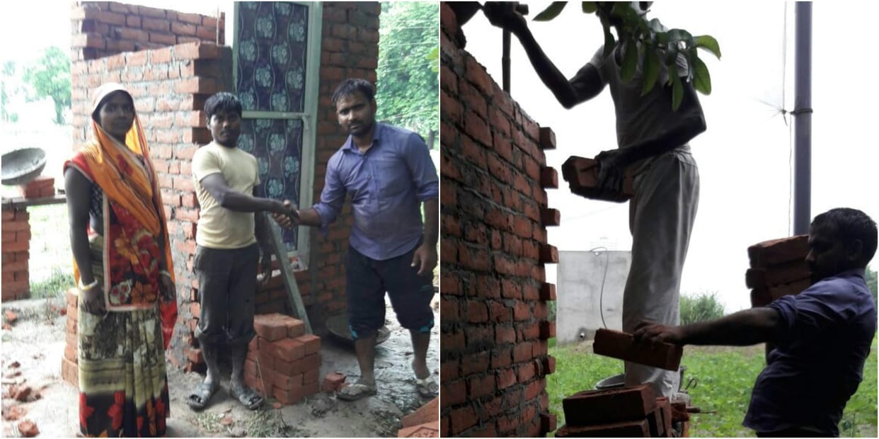 Rakshabandhan brother gift toilet to sister in Varanasi