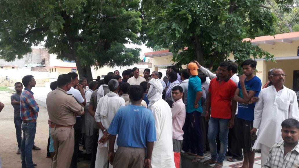 old man died after attack of bull in mathura