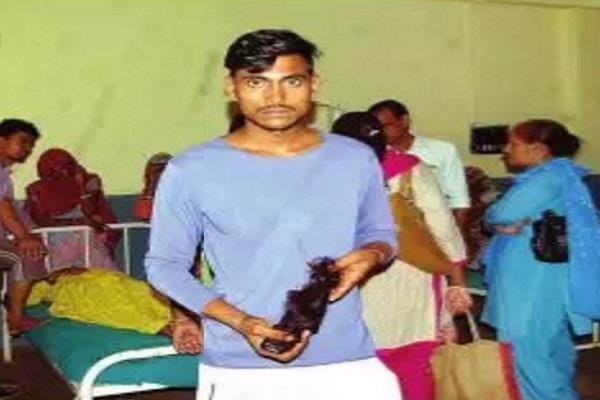 hair and beard of men chopped in rampur