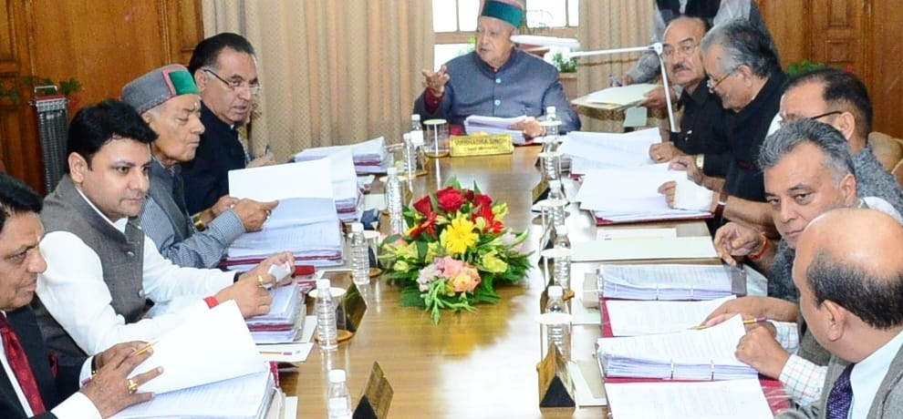 Himachal cabinet meeting nod for recruitment of one thousand new posts
