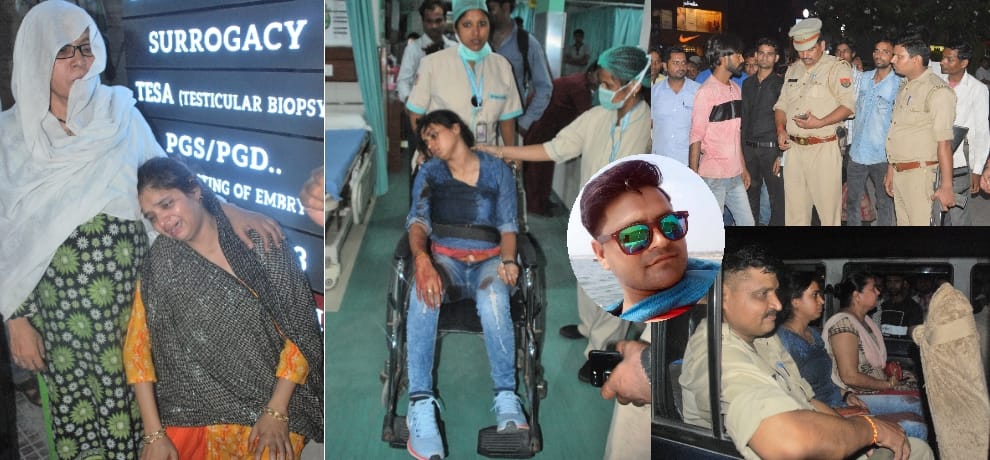 business asif killed in front of gaur mall in ghaziabad, police was near, triangle love is suspected