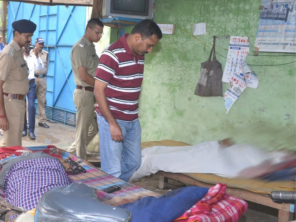 photos of brutal double murder in roorkee