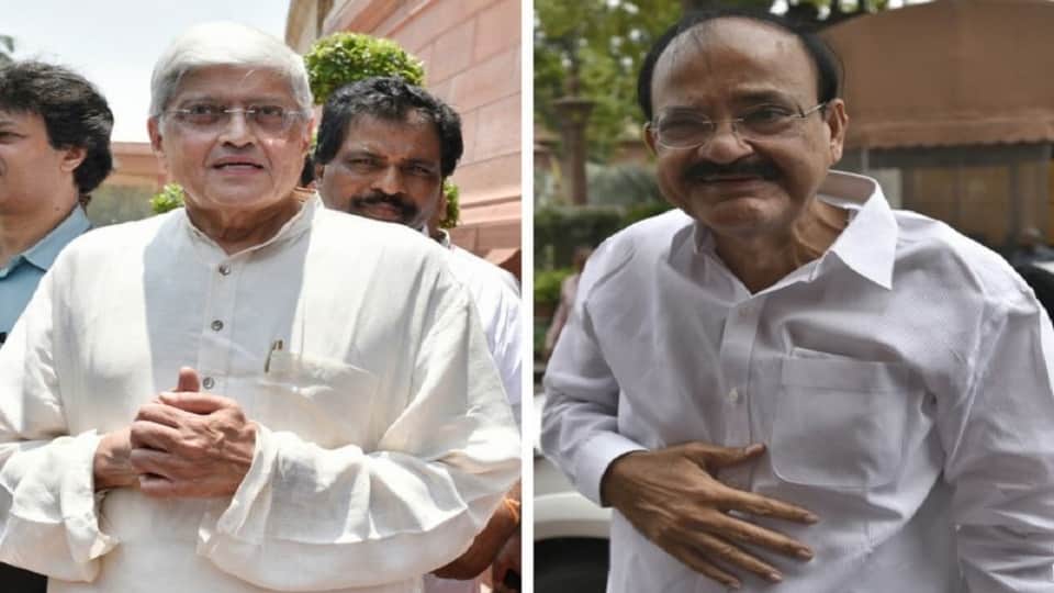Vice President election: voting between Venkaiah Naidu and Gopalkrishna Gandhi