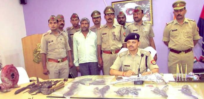 illegal arms factory busted,one held