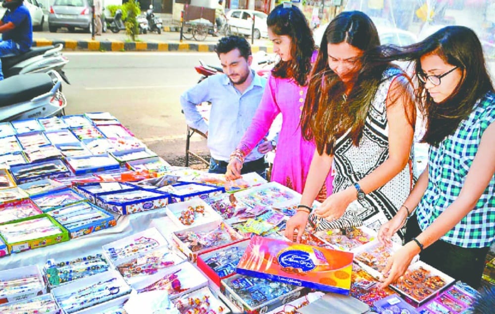 chinese rakhi not accpet by ladies on the occation of rakshabandhan 