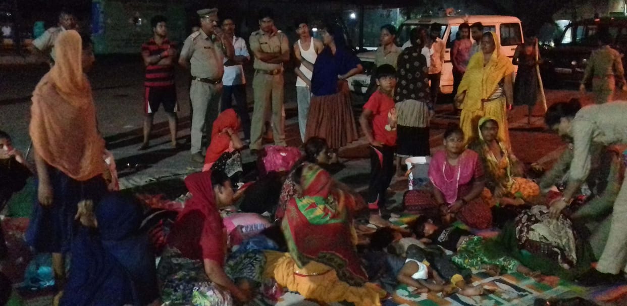 Alarm raised after news of suspicious people at mandi samiti comes out