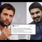 Rahul Gandhi Tweet on Vikas Barala