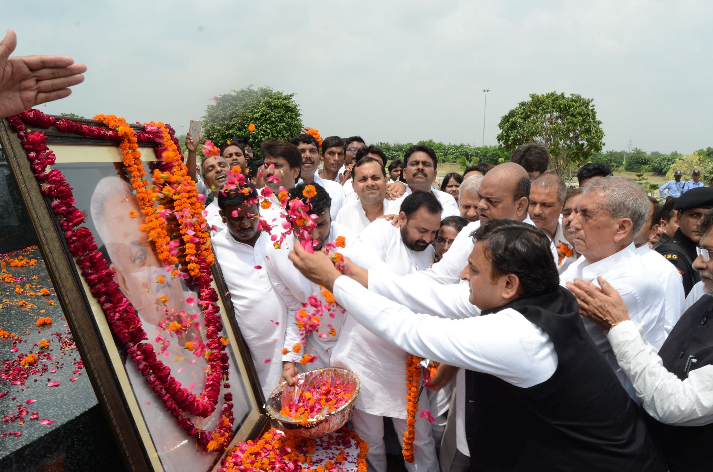 akhilesh yadav targets BJP and criticized over SP MLC leaving the party.