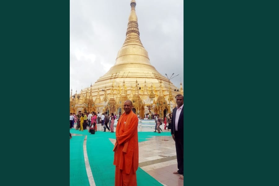 uttar pradesh cm Yogi adityanath visit to Myanmar