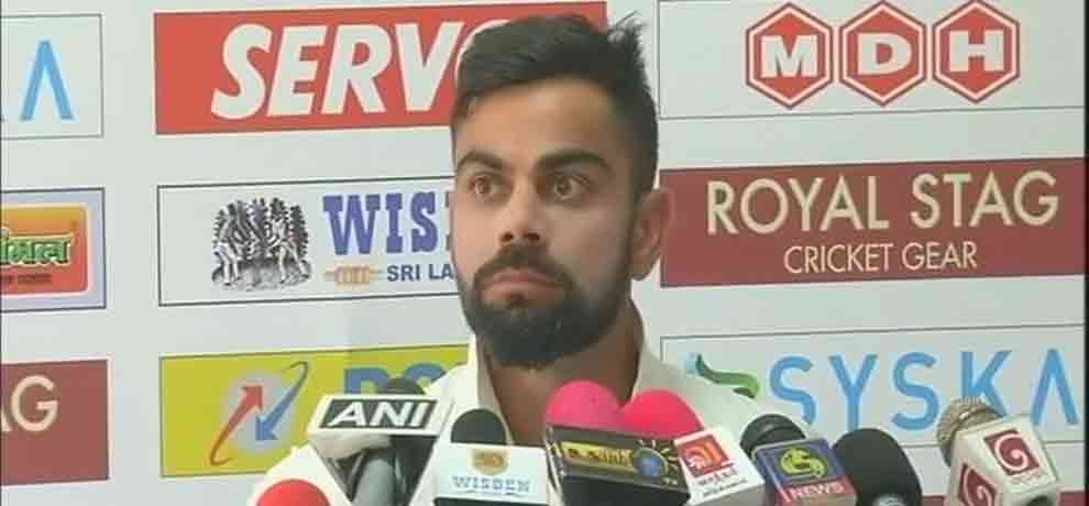virat kohli statement after colombo test win
