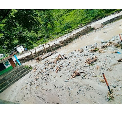 Himachal Cloudburst in Kullu district damages houses