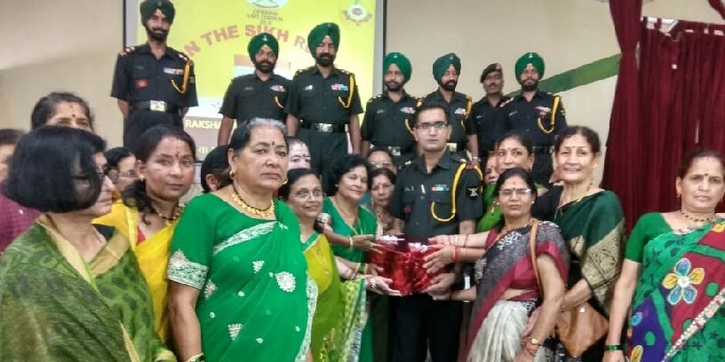  Ladies Rakhi to the Bandi Sikh Regiment jawans