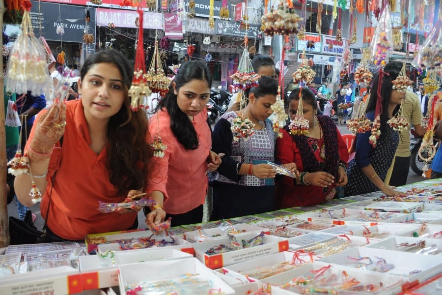  Pics of shopping for rakshabandan.