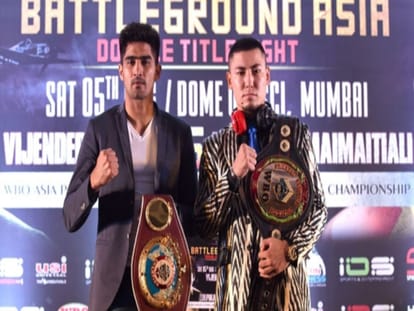  Boxer Vijender Singh shared his experience between rajasthan police jawan